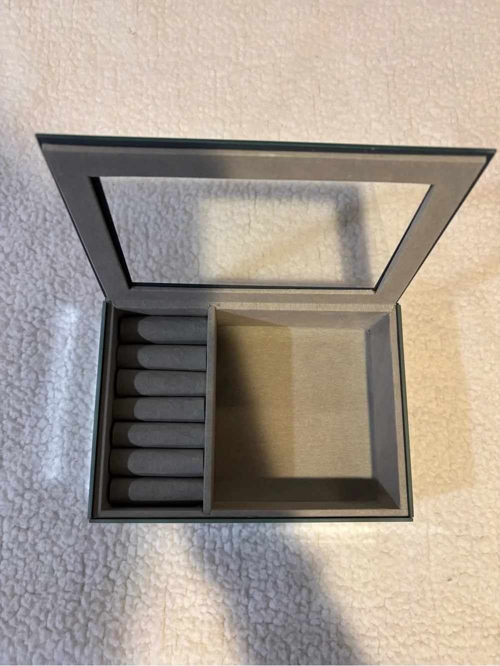 Mirrored Jewelry Organizer Box